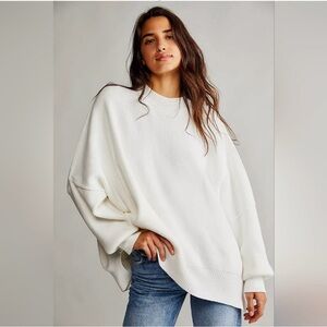Free People White Easy Street Tunic